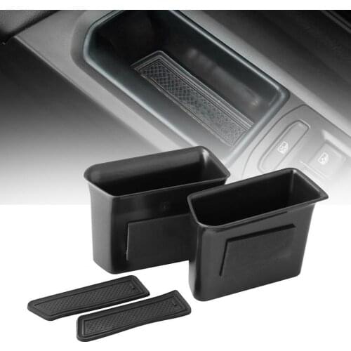 2Pcs Front/Rear Door Armrest Storage Box Holder Practical Car Door Organizer for VW Atlas 18-20