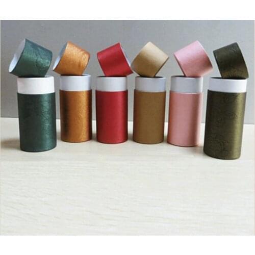 50pcs Essential Oil Bottle Packaging Box Gift Paper Tube Packing Box With Lid Round Paper Cardboard Boxes
