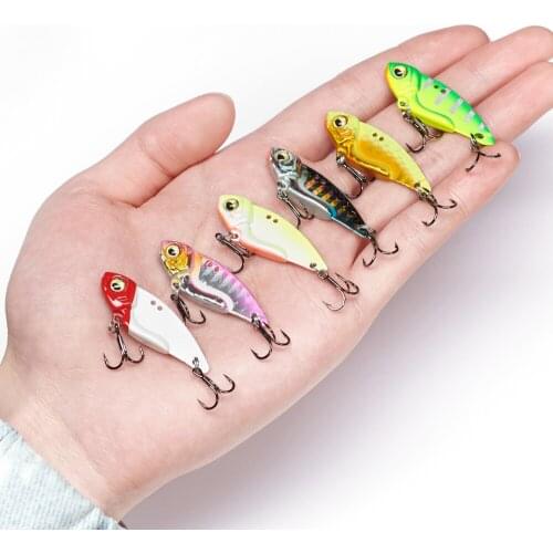 6.5g/8g/11g/13.5g Fishing Lure Jigging Metal Hard Bait Vib Wobbler Spoon Spinner Bait Fishing Lure Jig Vibration Swim Tackle
