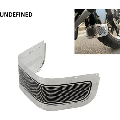 Motorcycle Accessories Aluminum Front Fender Trim Skirt for Harley Touring Electra Road Glide Road King 1980-2013 UNDEFINED