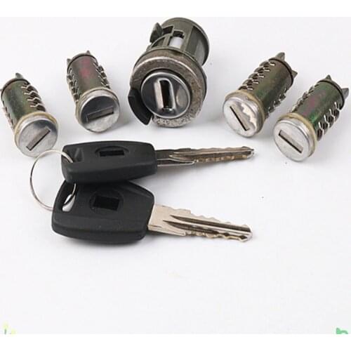 DAKATU OEM Car Ignition lock cylinder full set door lock cylinder for Fiat Ducato Vertical Milling Type