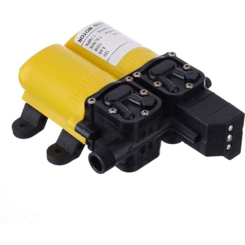 DC 12V 100W Auto High Pressure Water Pump Diaphragm Water Pump For Boat Caravan Marine Motor Supplies