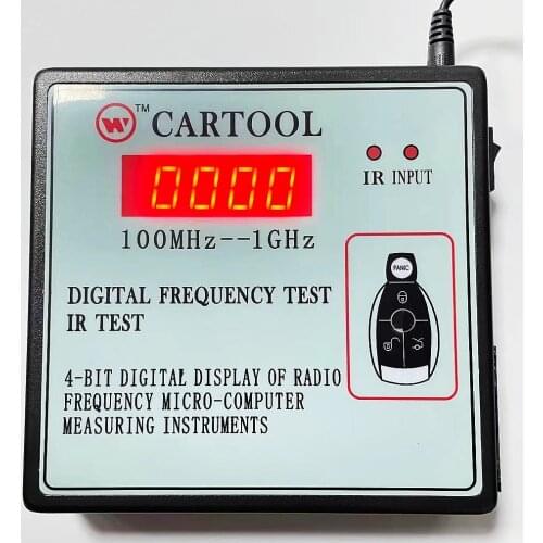 QBYteco Car IR Infrared Remote Key Frequency Tester Remote Control Digital Frequency Test (Frequency Range 280-450MHZ) CARTOOL