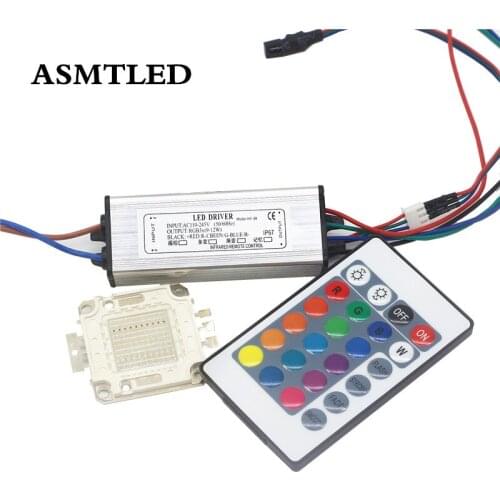 RGB Lighting Transformer Drive Power Supply And RGB LED Chip High Power Safety COB Lamp Bead 10W 20W 30W 50W 100W