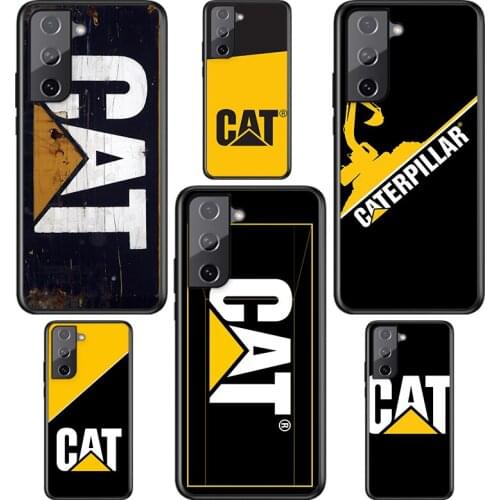 Caterpillar Mobile For Samsung Galaxy S21 S20 FE Ultra Lite S10 5G S10E S9 S8 S7 S6 Edge Plus Black Soft Phone Case