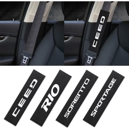 Car Seat belt cover car styling for KIA sportage ceed kia sorento cerato K3 optima picanto soul Accessories Car Styling