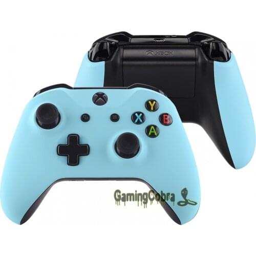 Heaven Blue Front Housing Shell Faceplate Side Rails Panel for XB One X & One S Controller (Model 1708)