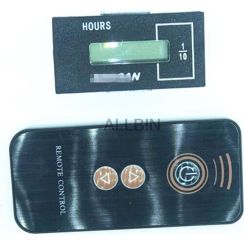 For Daewoo Doosan DH215 225-7 Hyundai 215-9 Excavator Timer Hour Meter Adjustable Time Remote Excavator Accessories