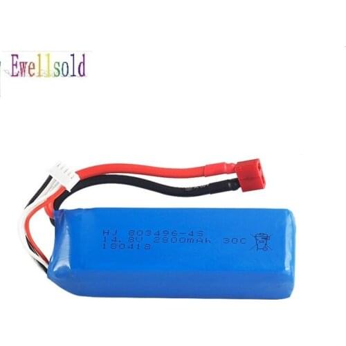 Ewellsold 14.8v 2800mAh Li-polymer battery 30C for FT010 FT011 2.4G RC speed racing boat