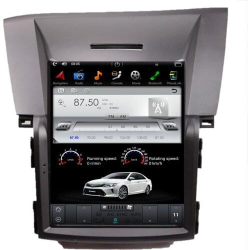 Tesla Style Android 10 7.1 Car Radio GPS Navigation DVD Player Headunit for Honda CRV 2012-2016 IPS 10.4 Inch Touch Screen Unit