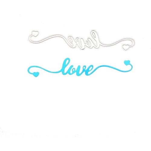 Julyarts LOVE Metal Dies for Card Making New for 2021 for Card Making Metal Cutting Dies Scrapbooking Craft Dies Stencil