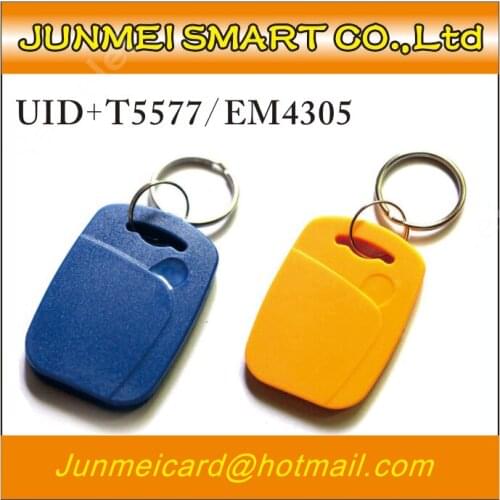 Composite card Ic Id NFC Dual Frequency 125 Khz T5577 Em4305 +13.56 Mhz Rewritable Dual Chip RFID Key Tag