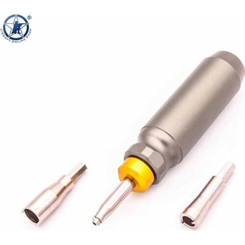 AOLS Muti-functional Element Valve Key Driver for Airsoft AEG GBB Gas Magazine Charging Valve Removal Install Tool Accessories
