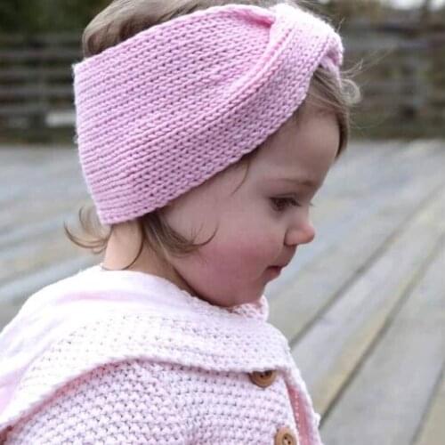 2017 New 1pcs Kids Girls Knit Crochet Turban Headband Warm Knot Headbands Hair Accessories for Children Hair Head Band Wrap