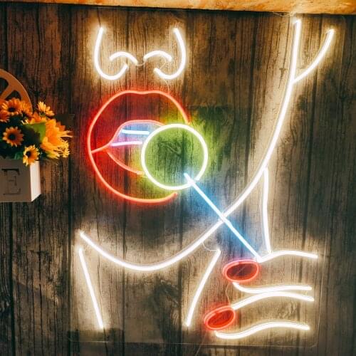 New Hanging Type Waterproof Custom Neon Lights Sign Decoration Special Room Living Room Bar Restaurant Storefront Decoration