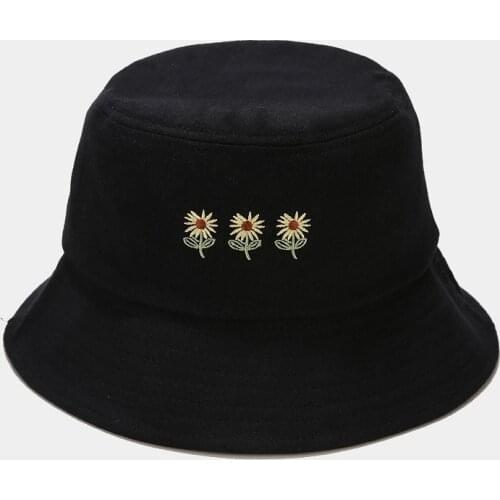 Bucket Hat Women Summer Beach Sun Protection Men Sunflower Breathable Cap Holiday Outdoor Accessory For Teenagers