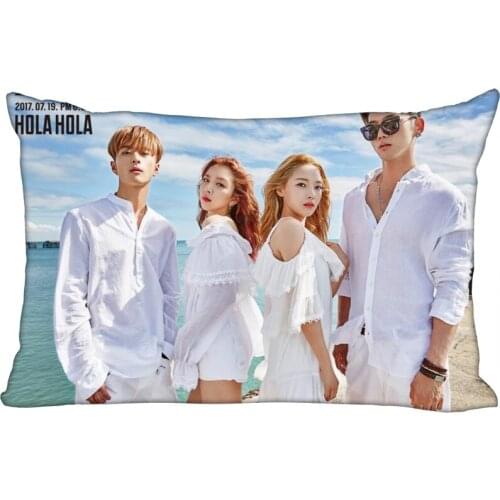 Custom Pillowcase Cover KARD Kpop Rectangle Zipper Pillow Cover Satin Fabric Pillowcase 40x60cm,50X75cm(Two sides)10-10