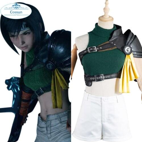 Final Fantasy VII: Remake Intergrade FF7 Yuffie Kisaragi Cosplay Costume Outfits Halloween Carnival Suit