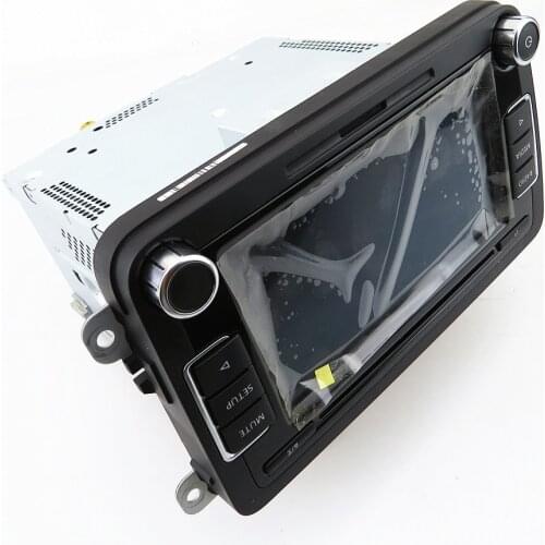 SCJYRXS Plus 6.5 MIB Original Car Radio RCD510 Play MP3 Stereo Player Rear View Camera For Golf MK5 MK6 CC Passat B6 56D035190A