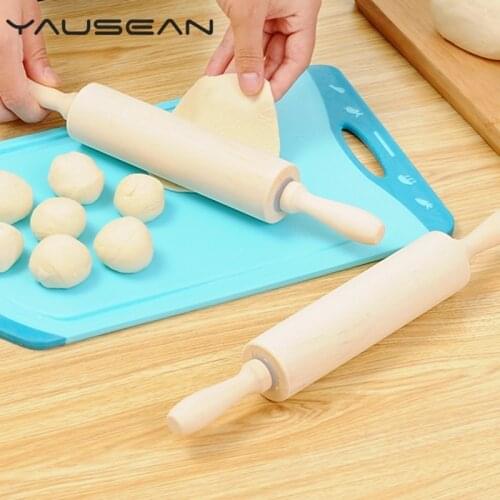 Natural wood rolling stick Cake pie noodles rolling Pins Wooden sticks Decoration Dough Roller Baking kitchen tools Accessories