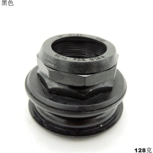 Folding bicycle front fork 28.6mm toothed headset 44mm straight tube mountain wagon front headset steel