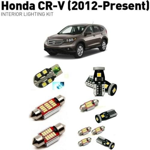 Led interior lights For Honda crv 2012+ 10pc Led Lights For Cars lighting kit automotive bulbs Canbus