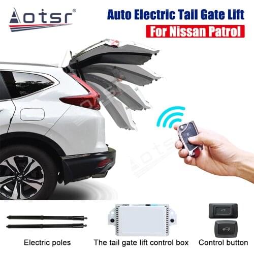 Smart Electric Tail Gate Lift For Nissan Patrol 2012+ One Foot Activated Feature With Remote Control Drive Seat Button Control