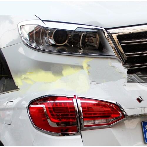 Tail Rear Back Head Light Lamp Decorated Frame For Great Wall Haval H6 Red Emblem 2013 14 15 16 17 18 2019 CCA015