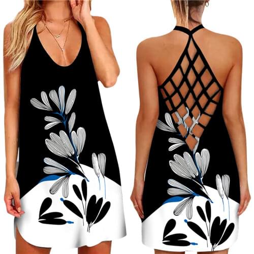 ZHANQI Colored Summer Dresses