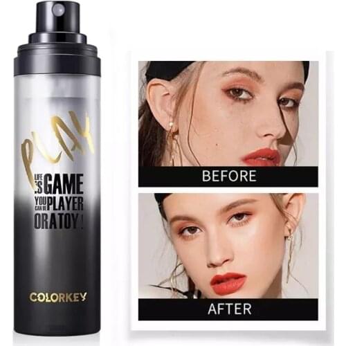 50ml Colorkey Refreshing Makeup Setting Spray Dual Finish Oil Control Long Lasting Moisture Make Up Cosmetic TSLM1