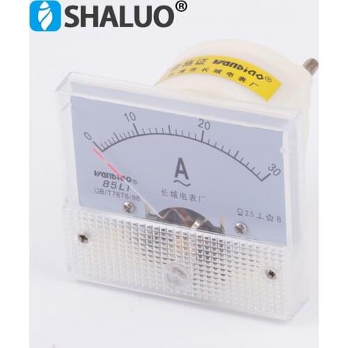 Ampere meter 85L1 small Ammeter 0~30A AC Ampere meter mechanical pointer