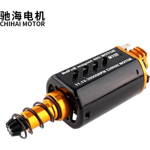 Chihai motor CHF-480WA-8514T CNC M150 N35 Nd-Fe-B high speed AEG Motor Long Axis for Airsoft Gel Blaster Motor free delivery