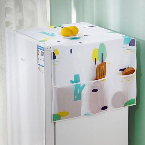 Colorful Refrigerator Handle Cover Household Appliances Waterproof Cover Towel Hanging Bag Storage Organizer Kitchen Supplies