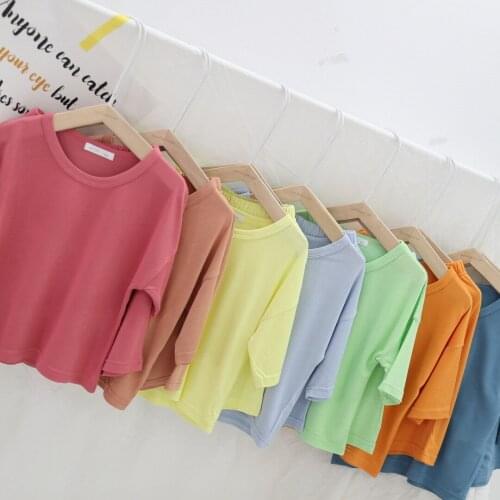 Toddler Kids Pajamas Set Summer Childrens Cotton Soft Sleep Wear Suits Casual T Shirts Shorts Baby Boys Girls 2pcs Homewear Set