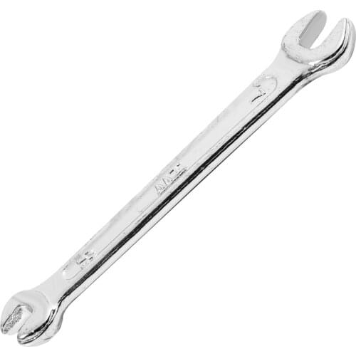 Silver Tone 5.5mm x 7mm U Shape Double Open-ended Wrench Tool
