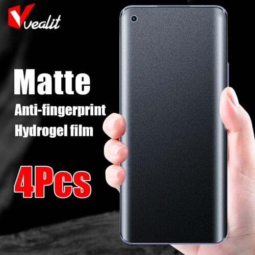 1-4pcs No fingerprint Matte Hydrogel Film for Xiaomi 10 11 9t Poco F3 F2 Screen Protector for Redmi Note 10 9 8 7 Pro 8A 9A Film