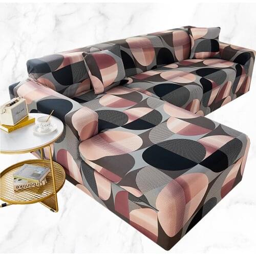 Plaid Floral Printed Elastic Sofa Covers for Living Room Stretch Sofa Protector Anti-Dust Sofa Couch Cover ArmChair 1/2/3/4-seat