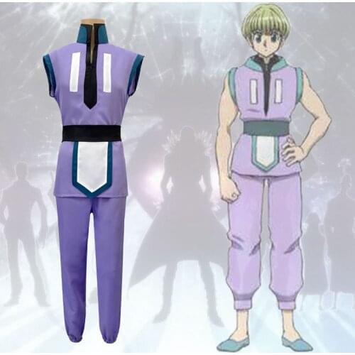 Anime Hunter x Hunter Shalnark Cosplay Costume Top Pants Halloween Christmas Party Carnival Outfit for Adult