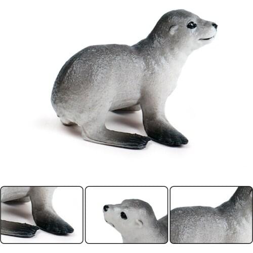 Small Sea Lions Animal Figure Collectible Toys Sea Animal Cognition Action Figures