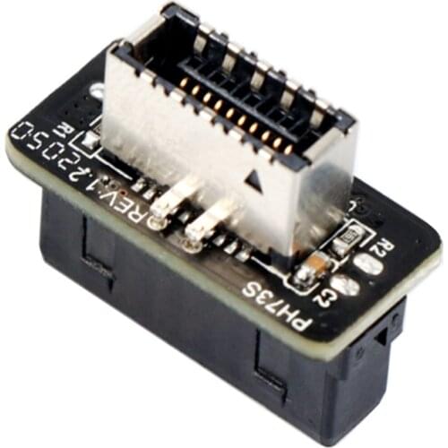 Motherboard USB3.0 TYPE-E Adapter USB 3.1 A-Key 20 Pin Front Panel Female Header