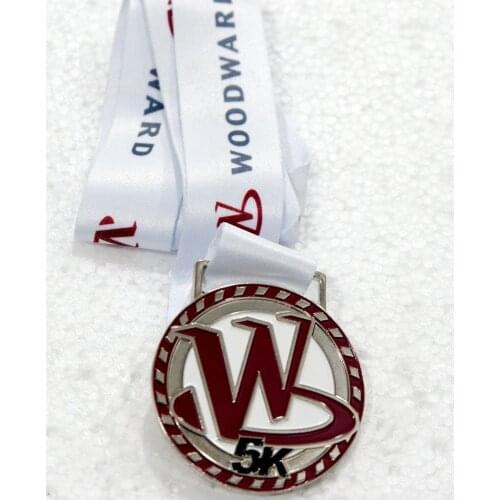 Customised W word medal