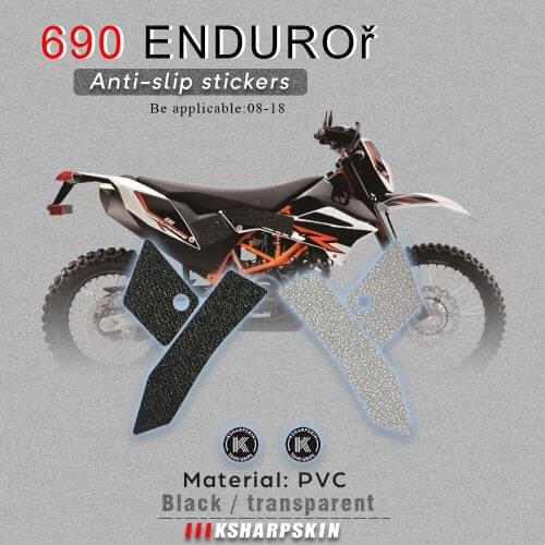 Motorcyle Sticker Decal Emblem Protector Tank Pad Tank grip For KTM 08-18 690 ENDUROř 12-17 690 SMCř 08-11 690 SMC