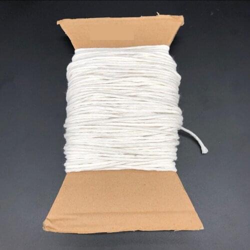 Unwaxed Candle Wicks 32-98ft Spool Braided Cotton Candle Core for Candle Making / Candles DIY