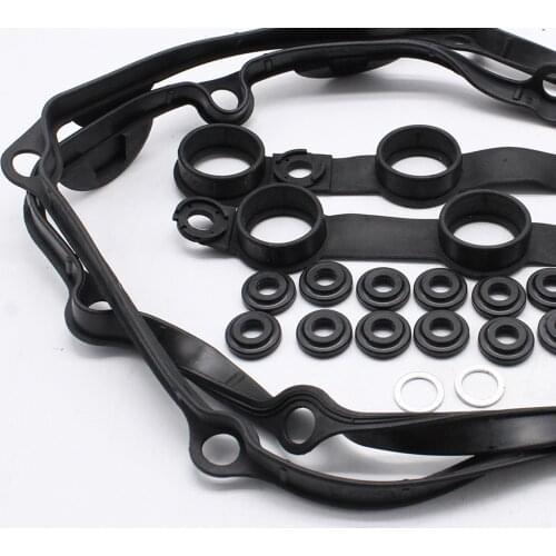 Plastic Valve Cover Gasket Set for BMW E46 E39 E38 E36 E53 11129070990 11361440142 Repair Replacement Accessories