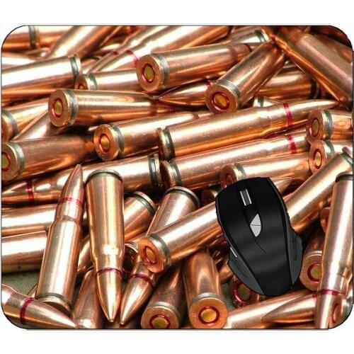 Professional Mousepad Weapon Bullet Head Non-Slip Rubber Mousepad
