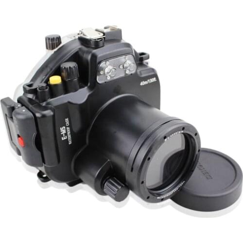 Meikon 40M Waterproof Underwater Camera Housing Case for Olympus OMD EM5 12-50mm
