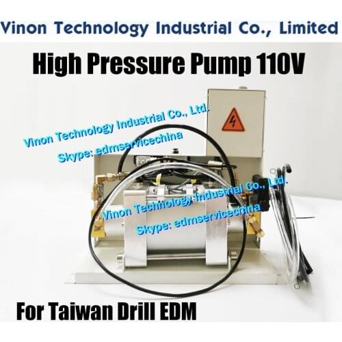 High Pressure Water Pump 110V voltage for Taiwan Drilling EDM Machine Chmer,Zhenbang,Castec,LianSheng,Ridong,Hosen edm Air Pump