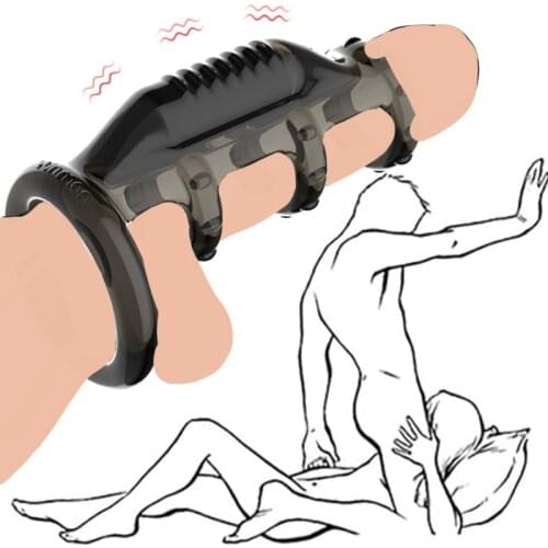 Adult Games Penis Lasting Enlarge Cock Stimulate Massage Clitoris Anal BDSM Bondage Rings Sex Toys For Woman Men G Spot Vibator