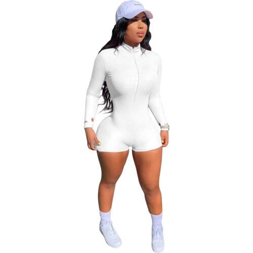 Y1887 Wholesale Items Solid Color Womens Long Sleeves Crop Top with Biker Shorts 2 Piece Short Set Women Fashion