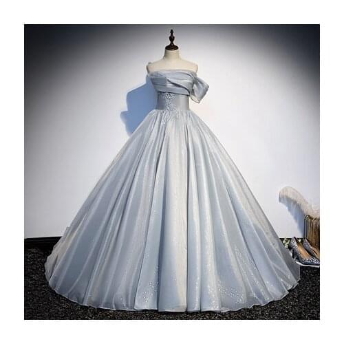 Luxury single sleeve embroidery ruffled royal queen long dress medieval Renaissance Victoria ball gown